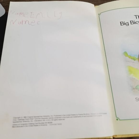 Vintage 80s 1984 Cabbage Patch Kids The Bicycle Race Children's Picture Book - Picture 8 of 14